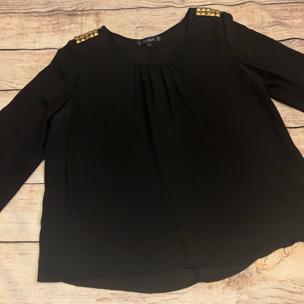 Gold Studded Top